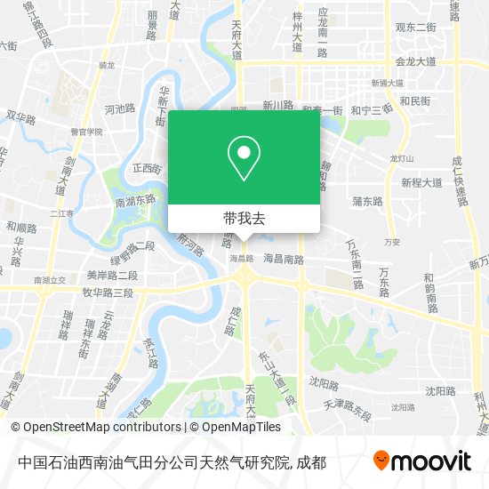 中国石油西南油气田分公司天然气研究院地图