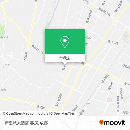 新皇城大酒店-客房地图
