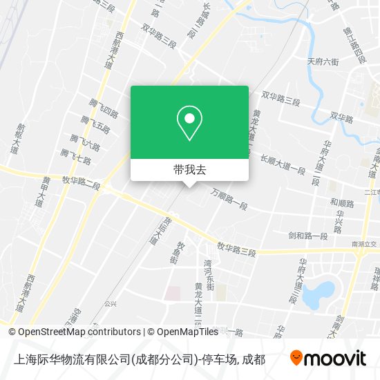 上海际华物流有限公司(成都分公司)-停车场地图