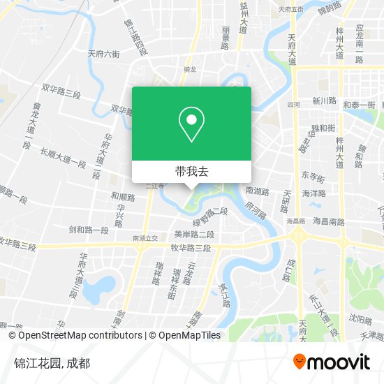 锦江花园地图
