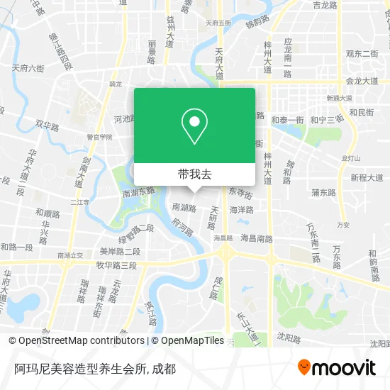 阿玛尼美容造型养生会所地图