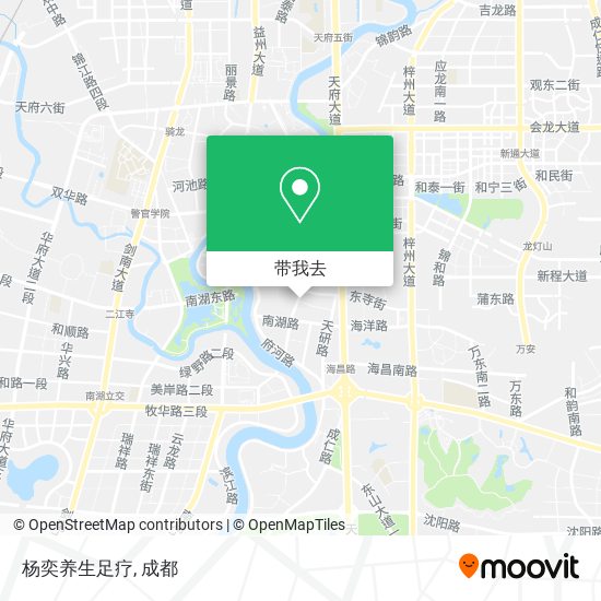 杨奕养生足疗地图