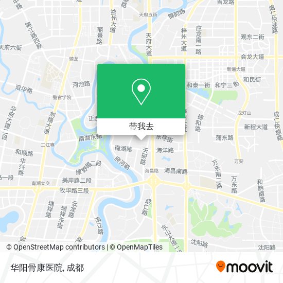 华阳骨康医院地图