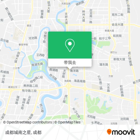 成都城南之星地图
