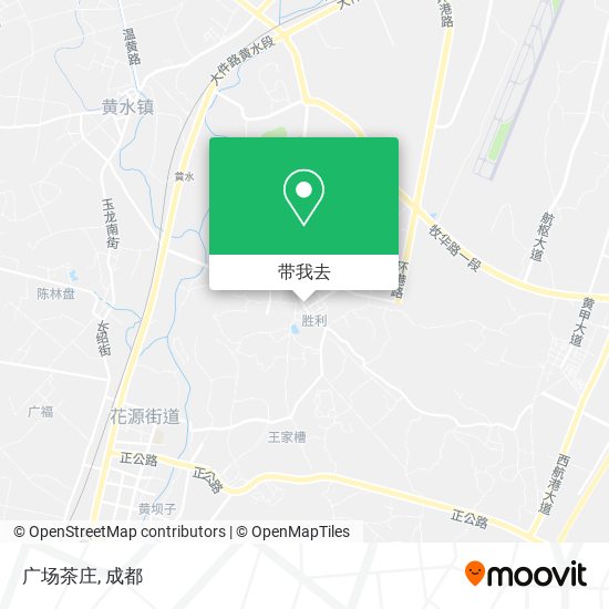 广场茶庄地图