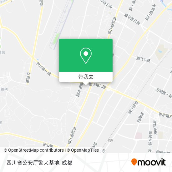 四川省公安厅警犬基地地图
