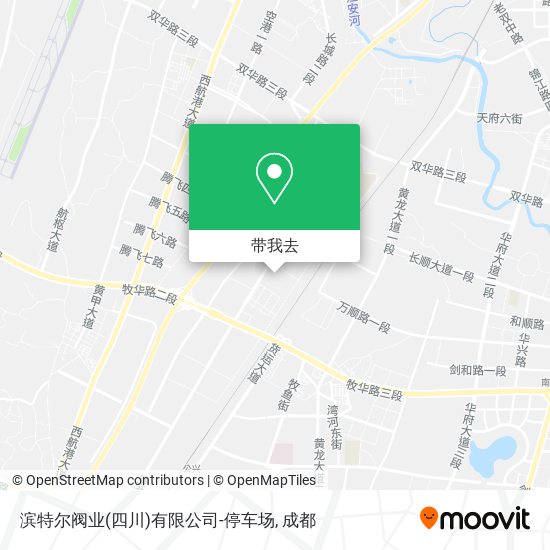 滨特尔阀业(四川)有限公司-停车场地图