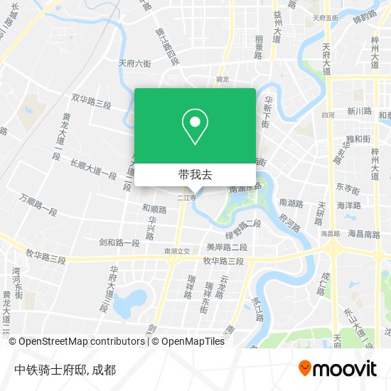 中铁骑士府邸地图