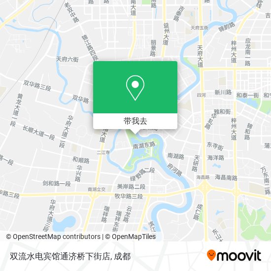 双流水电宾馆通济桥下街店地图