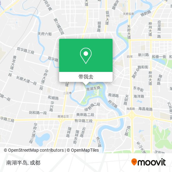 南湖半岛地图