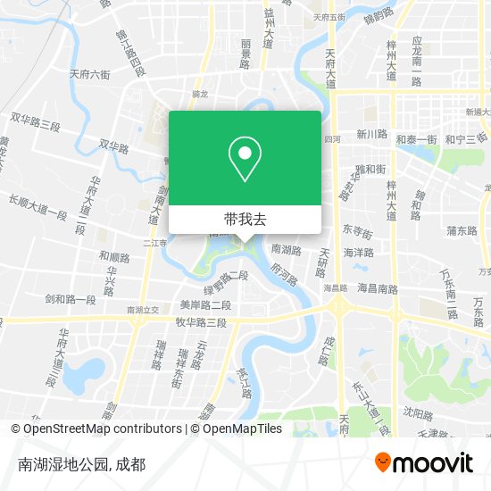 南湖湿地公园地图