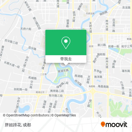 胖姐蹄花地图