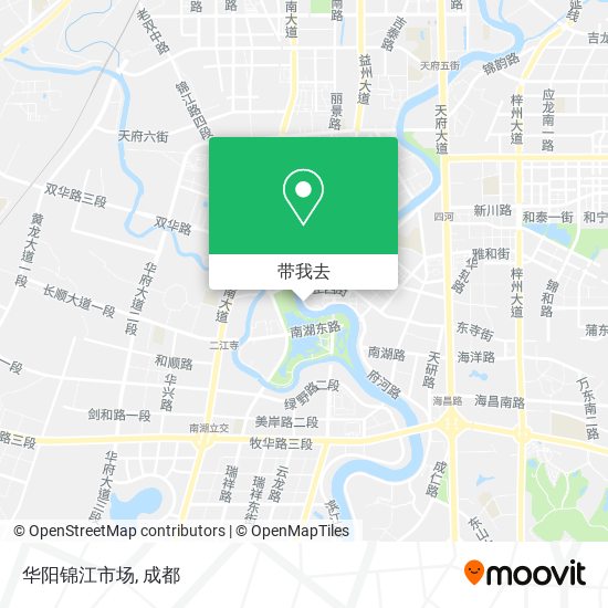 华阳锦江市场地图
