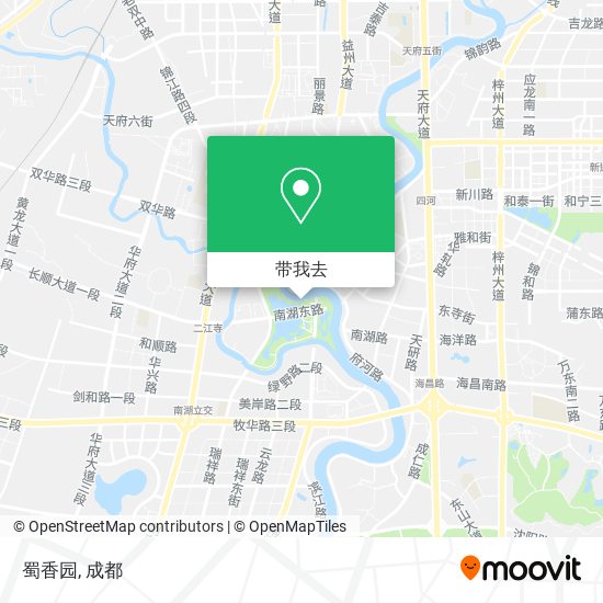 蜀香园地图