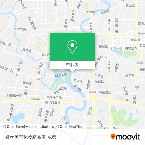姬丝美容化妆精品店地图