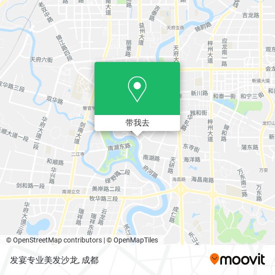 发宴专业美发沙龙地图