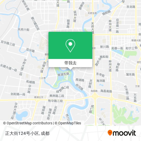 正大街124号小区地图