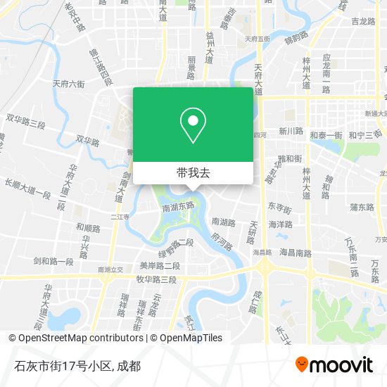 石灰市街17号小区地图