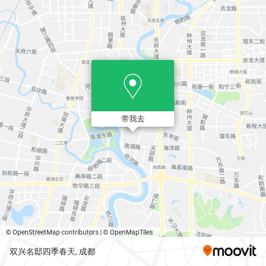 双兴名邸四季春天地图
