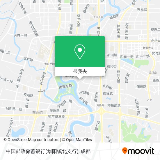 中国邮政储蓄银行(华阳镇北支行)地图