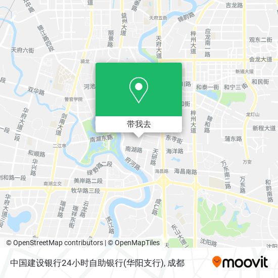 中国建设银行24小时自助银行(华阳支行)地图