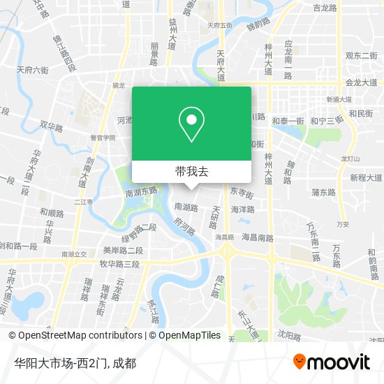 华阳大市场-西2门地图