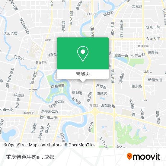 重庆特色牛肉面地图