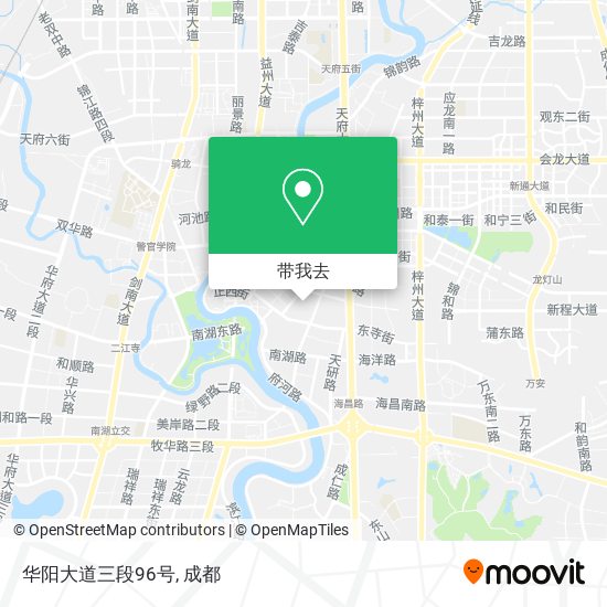 华阳大道三段96号地图