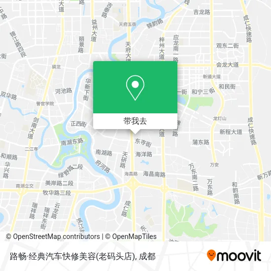 路畅·经典汽车快修美容(老码头店)地图