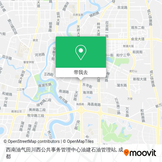 西南油气田川西公共事务管理中心油建石油管理站地图