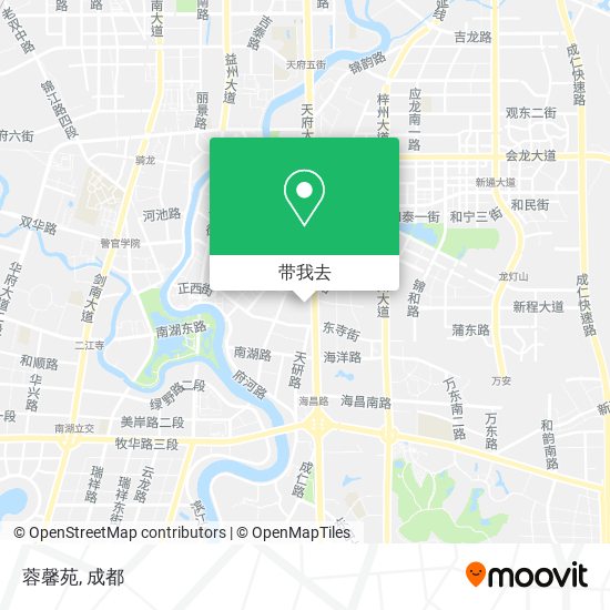 蓉馨苑地图