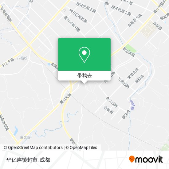 华亿连锁超市地图