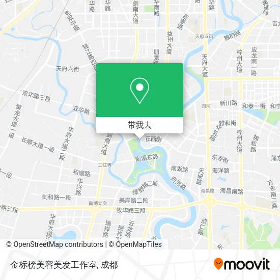 金标榜美容美发工作室地图