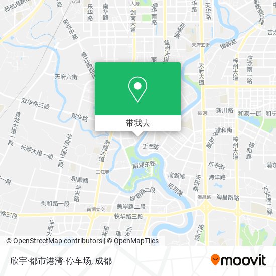 欣宇·都市港湾-停车场地图