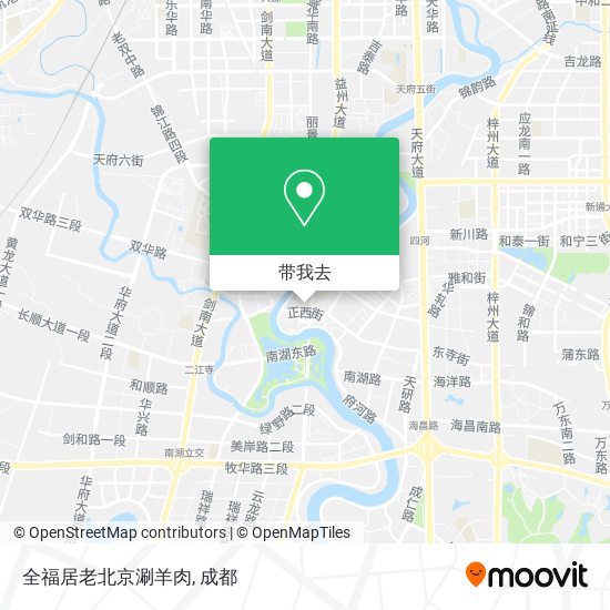 全福居老北京涮羊肉地图