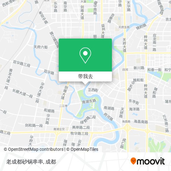 老成都砂锅串串地图