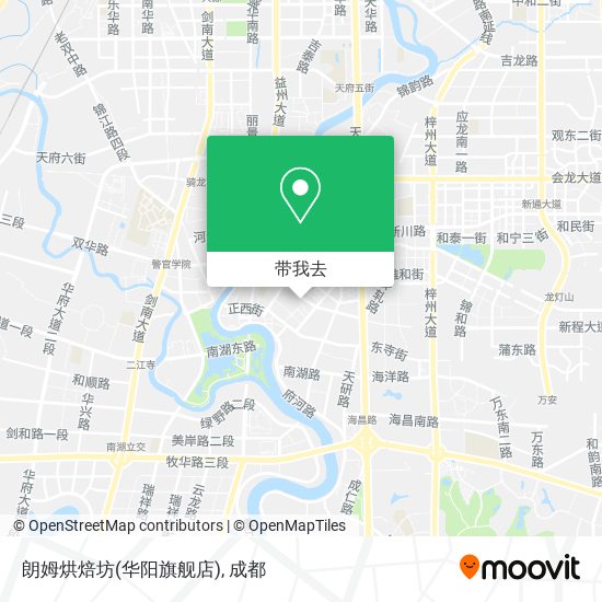 朗姆烘焙坊(华阳旗舰店)地图