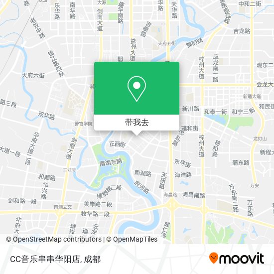 CC音乐串串华阳店地图