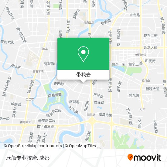 欣颜专业按摩地图