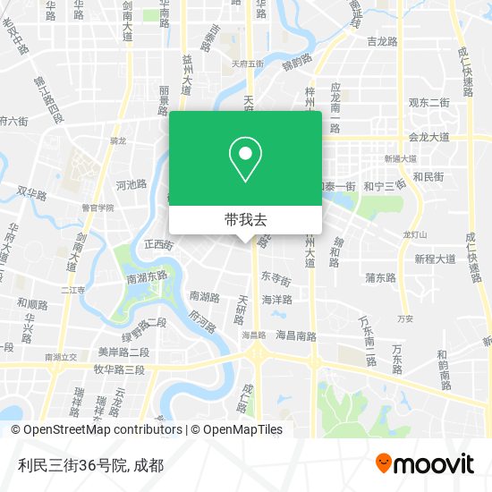 利民三街36号院地图