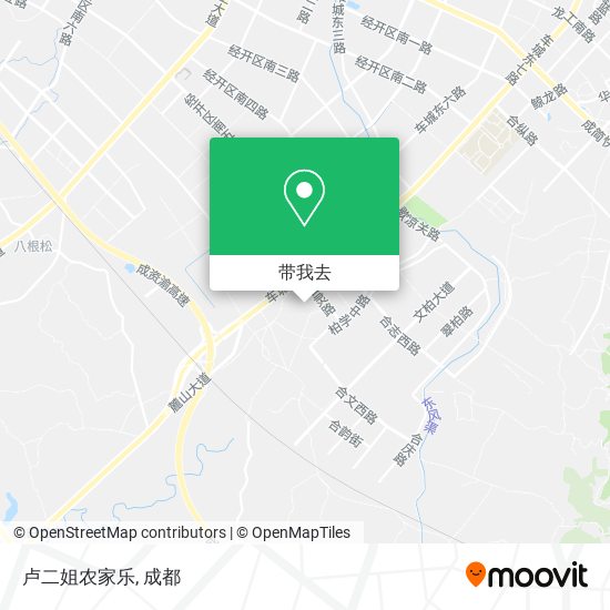 卢二姐农家乐地图