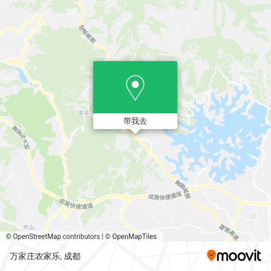 万家庄农家乐地图