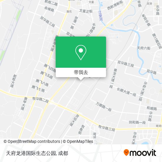 天府龙港国际生态公园地图