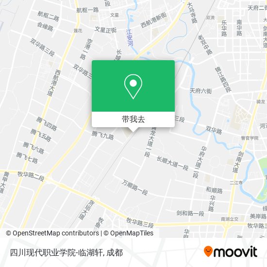 四川现代职业学院-临湖轩地图