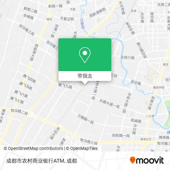 成都市农村商业银行ATM地图
