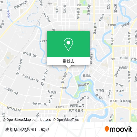 成都华阳鸿鼎酒店地图