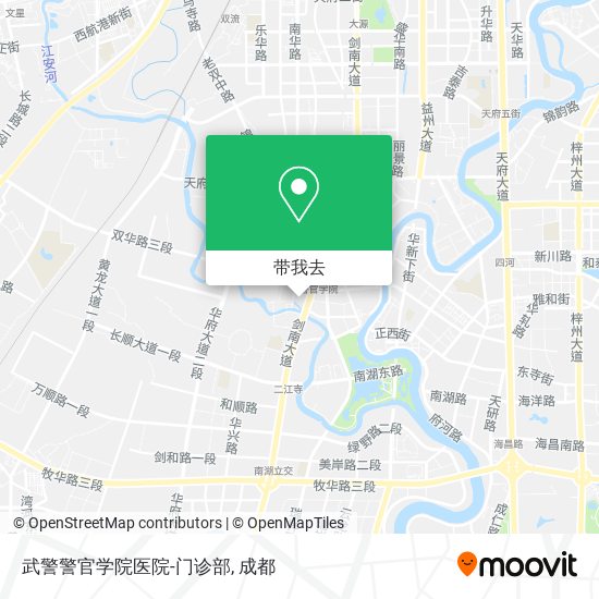武警警官学院医院-门诊部地图