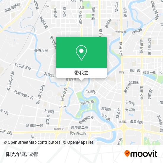 阳光华庭地图