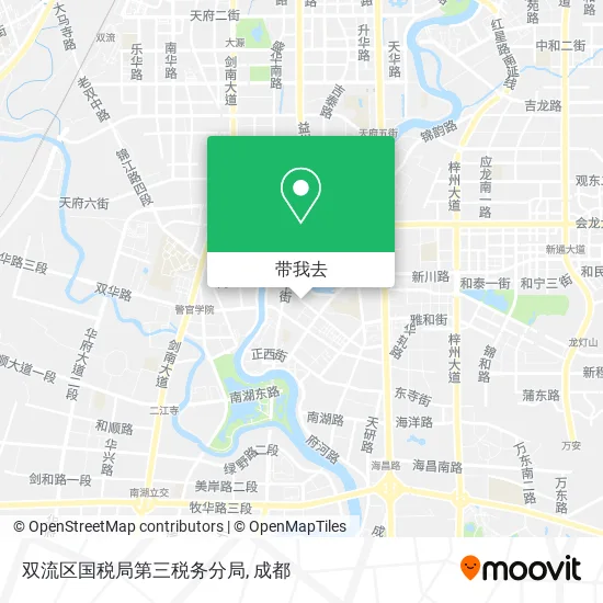双流区国税局第三税务分局地图
