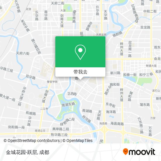金城花园-跃层地图